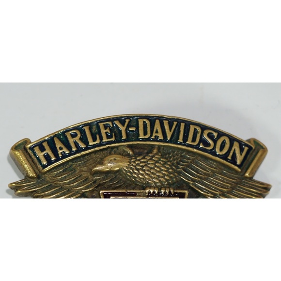 Harley-Davidson Made InThe USA Belt Buckle Vintage - Picture 2 of 8